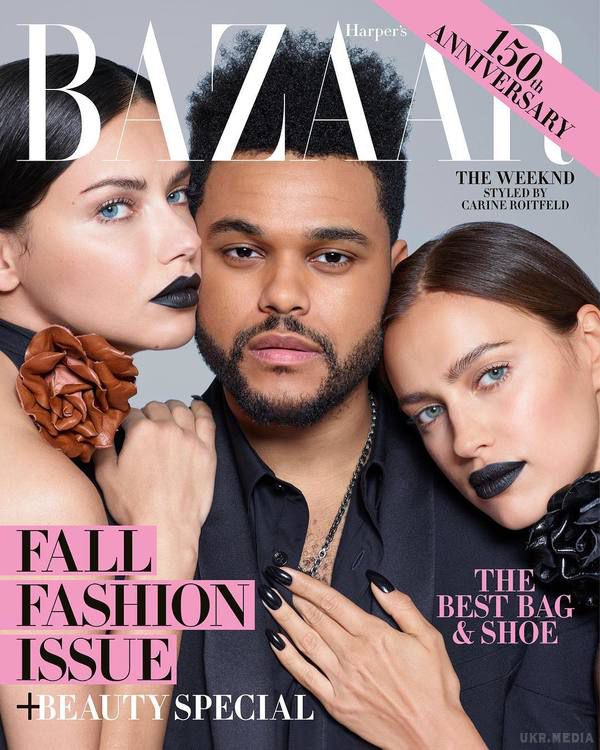 The Weeknd, Шейк і Ліма знялися для Harper's Bazaar. На обкладинці американського видання Harper's Bazaar опублікували спільне фото співака The Weeknd і моделей Ірини Шейк та Адріани Ліми.