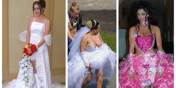 Ці наречені крупно облажалися з вибором весільної сукні. Найголовніший день в житті дівчини – це її весілля!,