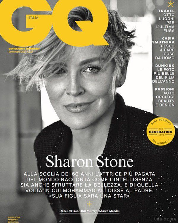 Чарівна Шерон Стоун знялася у фотосесії для GQ. 59-річна американська акторка Шерон Стоун прикрасила обкладинку відомого глянцю GQ Італія.