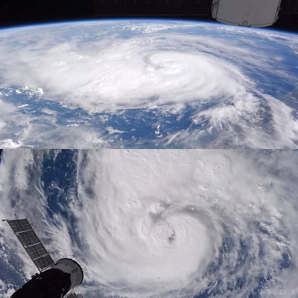 На США насувається ураган «Харві» яки стане самим потужним ураганом за 12 років. Ось як він виглядає з космосу.