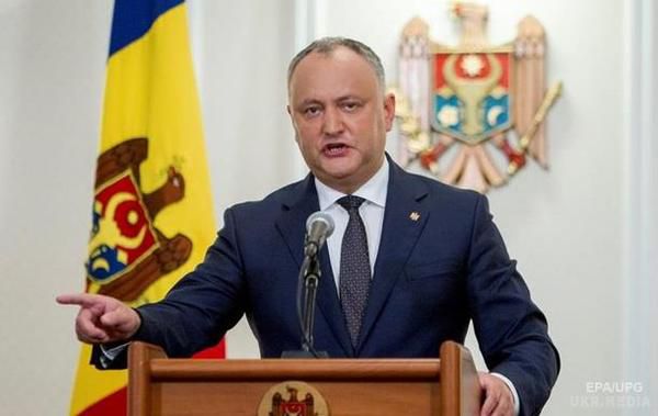 Додон відкинув ідею виведення військ РФ з Придністров'я. Ініціативу уряду в ООН президент Молдови назвав антиросійським демаршем.