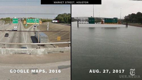 Х'юстон до і після урагану «Харві» (фото). Кілька днів тому на найбільше місто штату Техас і четвертий за величиною місто США Х'юстон обрушився тропічний шторм «Харві».