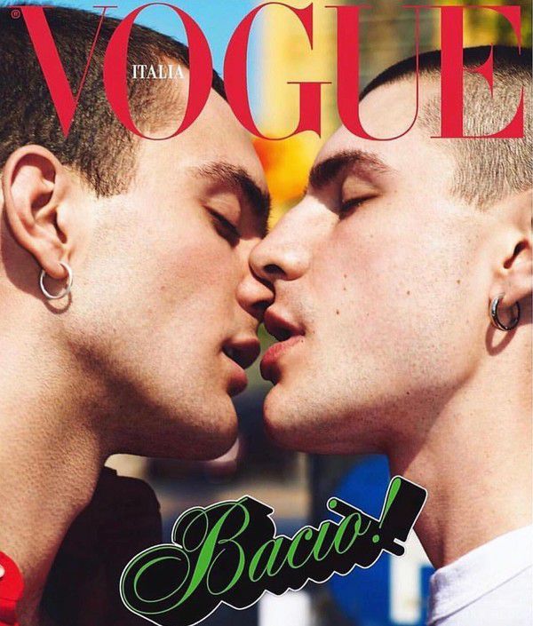 Італійський Vogue помістив на обкладинку одностатеві пари. Свіжий випуск має три варіанти обкладинки.