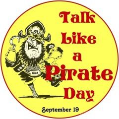 19 вересня - Міжнародний день наслідування піратам. Це дуже веселе свято, коли люди наслідують розмови піратів, а деякі любителі при цьому навіть вбираються в піратські костюми.