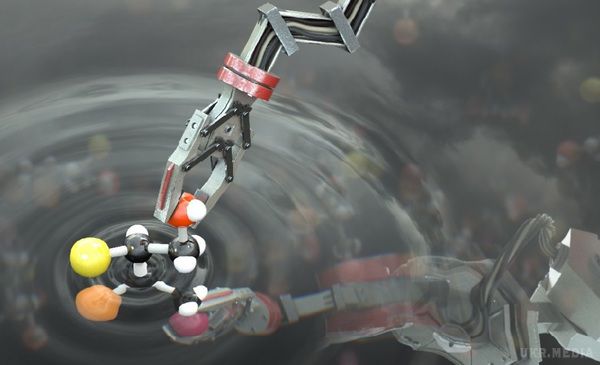 Створений робот, здатний будувати молекули. Ці крихітні роботи, розмір яких не перевищує одну мільйонну частку міліметра, можуть бути запрограмовані на пересування і будівництво молекулярного вантажу з використанням крихітного роботизованого маніпулятора. 