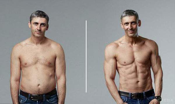 Чоловік середніх років показав, як змінюють тіло кілька тижнів тренувань. Різниця просто колосальна.