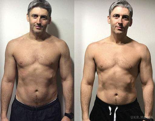 Чоловік середніх років показав, як змінюють тіло кілька тижнів тренувань. Різниця просто колосальна.