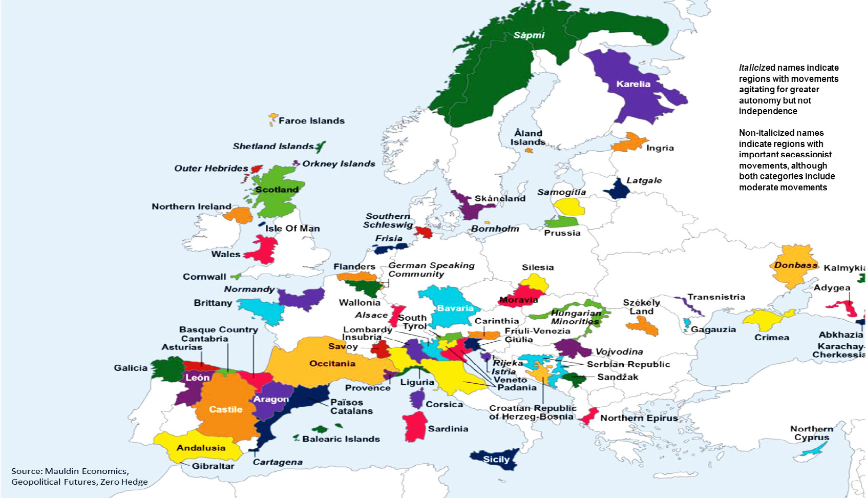 Суверенные государства европа. Карта сепаратистских движений в Европе. Карта Европы с непризнанными государствами. Карта сепаратистов в Европе. Очаги сепаратизма в Европе карта.