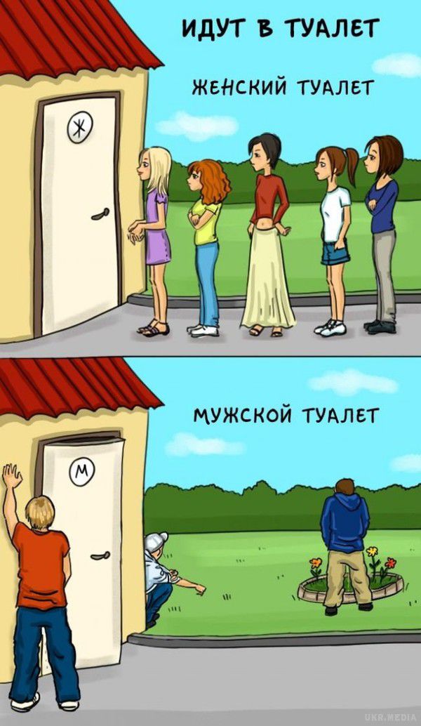 Ви будете дуже сміятися: чим відрізняються чоловіки й дівчата. Чим відрізняються чоловіки й жінки в картинках.