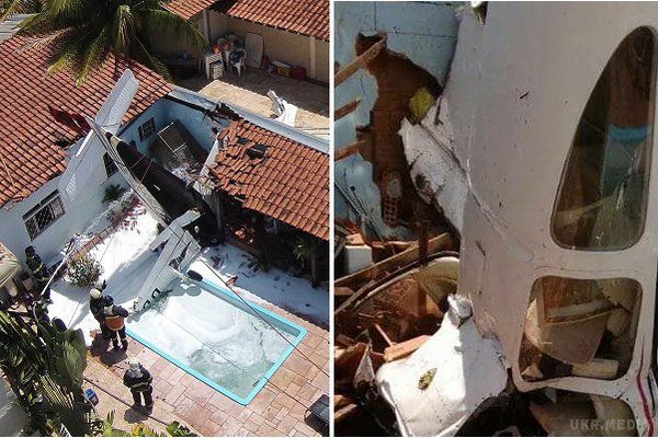 У Бразилії літак впав на будинок: загинули три людини. Ніхто з мешканців будинку не постраждав, жертвами катастрофи стали знаходилися на борту люди.