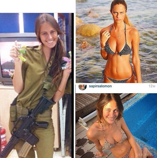  Красуні-єврейки  армії Ізраїлю продовжують радувати знімками в соцмережах (Фото). Як уживається Instagram і служба в ізраїльській армії - красуні-єврейки на службі своєї країни.