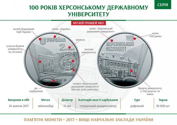 В Україні випустили монету номіналом 2 гривні (фото). Національний банк України ввів в обіг пам'ятну монету номіналом в 2 гривні. Про це повідомляє прес-служба НБУ.