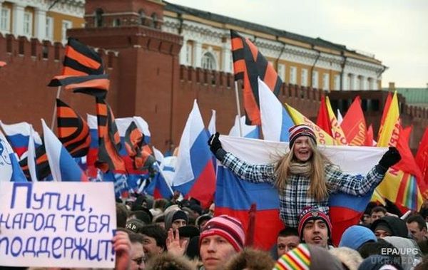 Менше половини росіян виступають за підтримку ЛДНР - опитування. Спад інтересу росіян до подій на Донбасі спостерігається з червня 2015 року.