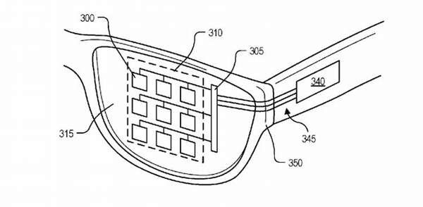 Google патентує нові "розумні" окуляри. У скла нового електронного помічника пропонується інтегрувати невеликі панелі micro-LED.