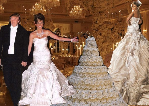 Шматок весільного торта Трампа проданий за 2,2 тисячі доларів. Невідомий покупець заплатив в аукціонному домі julien's (Лос-Анджелес) 2 тисячі 240 доларів.