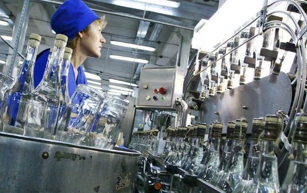 В Україні впало виробництво горілки. За місяць виробництво знизилося на 15,8%.