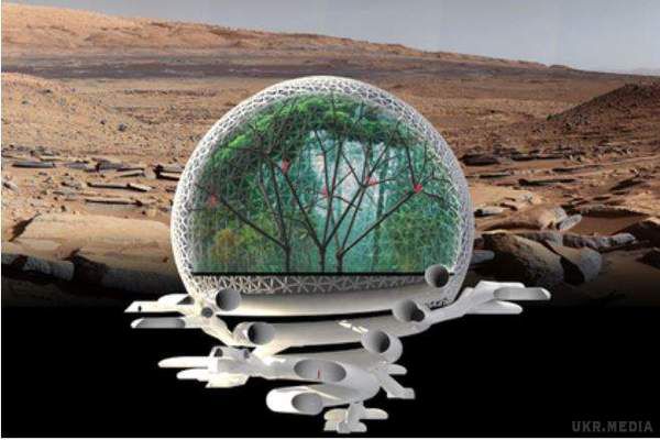 У США створили прообраз житла для майбутньої колонізації Марса. Марсіанське житло виконано у формі куполів, пов'язаних між собою тунелями під поверхнею планети.