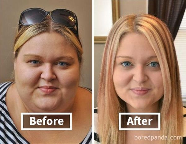 25 людей до і після схуднення, що показують, як втрата ваги змінює ваше обличчя. Вони стали зовсім іншими людьми.
