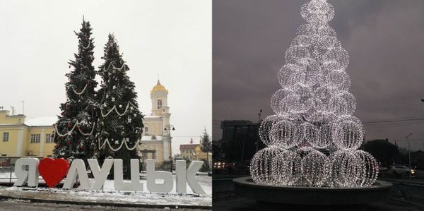 Головні новорічні ялинки в різних містах України. Яскраві фото та шокуючі ціни.