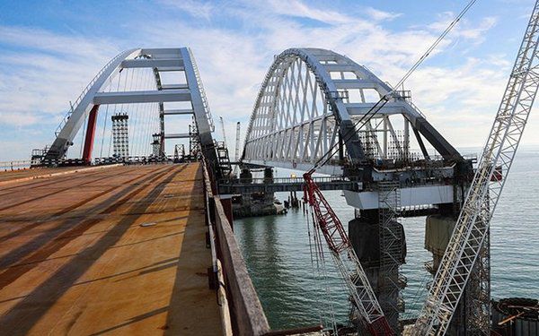 Опубліковані фото з будівництва Керченського моста.  Росії опублікувало свіжі фото Кримського моста через Керченську протоку.