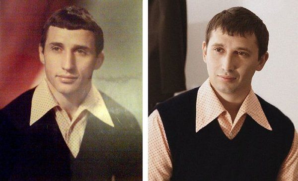 Неймовірні знімки батьків і дітей, які виглядають як клони (Фото). Діти, які народжуються точними копіями своїх батьків у дитинстві.