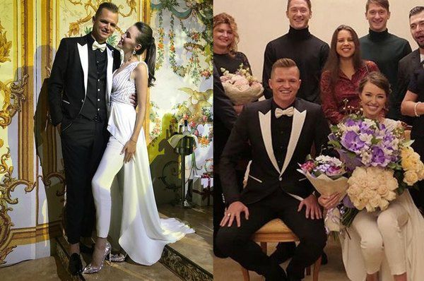 Футболіст Дмитро Тарасов і Анастасія Костенко одружилися в старому одязі.  Футболіст подарував коханій обручку під час передноворічного відпочинку на Мальдівах.