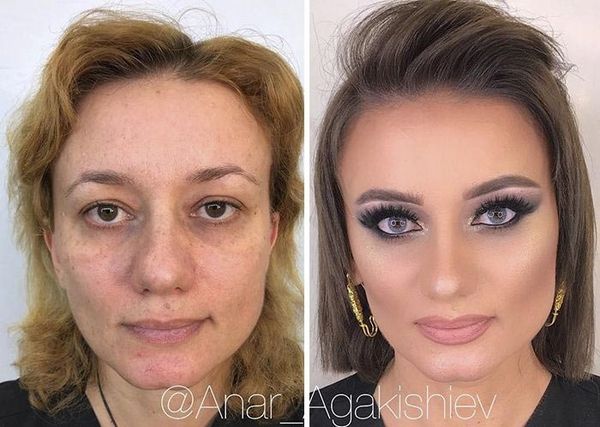 Азербайджанський візажист творить чудеса з обличчями клієнток, роблячи їх на 20-30 років молодше. Вся міць макіяжу.