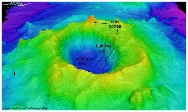 Виверження Гавра стало найсильнішим серед підводних вулканів. Вулканологи виявили біля берегів Нової Зеландії великий плавучий острів з пемзи.