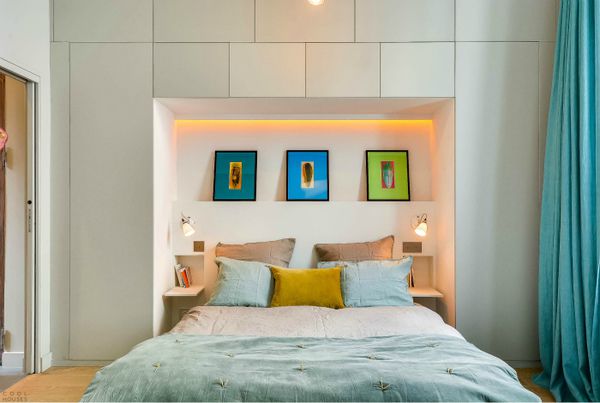  Як розширити межі невеликої спальні в типовій малогабаритної «панельці»? (відео). Облаштувати зі смаком можна і невелику площу!