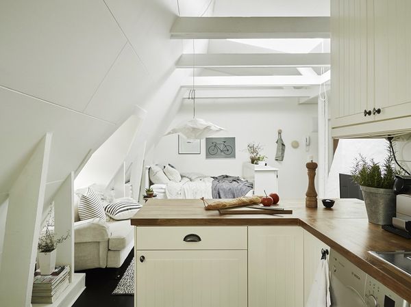 Шведська квартира в 31 кв. м (фото). Скандинавський стиль забезпечує відчуття чистоти і простору.