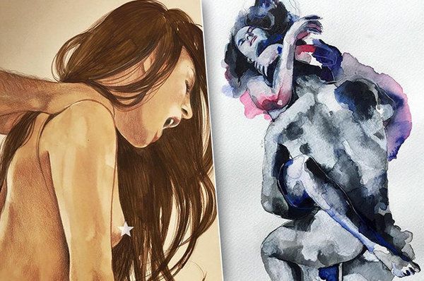 10 Instagram-художників, які малюють чудові еротичні картини 18+. Жанр «ню» — один з найскладніших в образотворчому мистецтві.