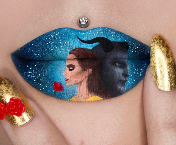 Неможливо відвести очей від такої краси -  жінка перетворила свої губи у твір мистецтва (Фото). Візажистка з Австралії підкорила користувачів Інтернету своїм незвичним макіяжем губ. 