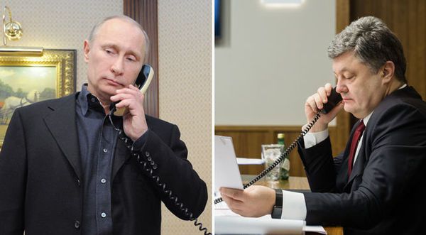 У Путіна розповіли, про що він мав телефонну розмову з Порошенком. У Кремлі розповіли, що Порошенко по телефону з Путіним висловив співчуття у зв'язку з трагедією Ан-148 і обговорив мінські домовленості.