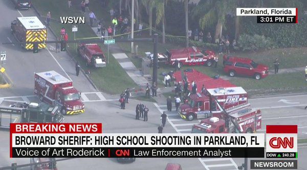 Стрілянина в школі у Флориді: 17 людей загинули. У середній школі Марджорі Стоунман Дуглас в місті Паркленд, штат Флорида, сталася стрілянина.