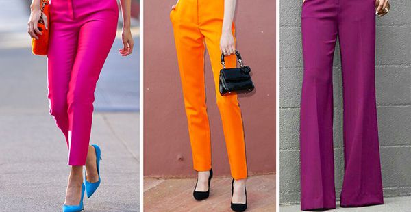 15 яскравих та стильних образів: мріємо про літо. Створи свій ідеальний образ. З чим поєднувати кольорові штани.