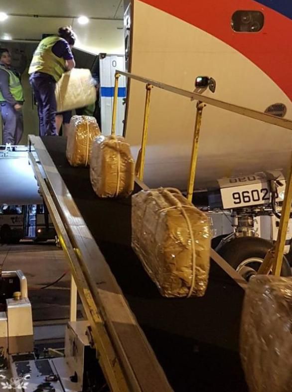 "Аргентинський кокаїн" перевозили на літаку Медведєва і Лаврова. Бортовий номер повітряного судна видно на фото і відео.