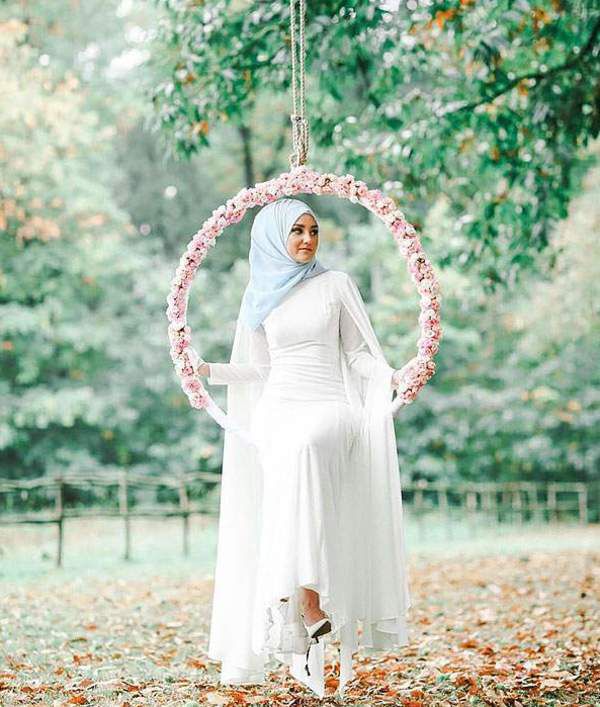 Найкрасивіші мусульманські наречені у весільних хіджабах (фото). Дивовижні фотографії наречених, які сповідують іслам.