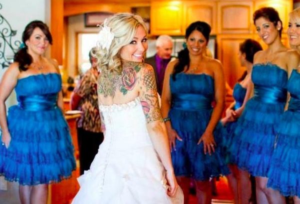 Найкрасивіші весільні сукні і тату (Фото). Татуювання перетворилася в моду і його можна зустріти на тілах людей різної статі і з абсолютно різних верств суспільства.