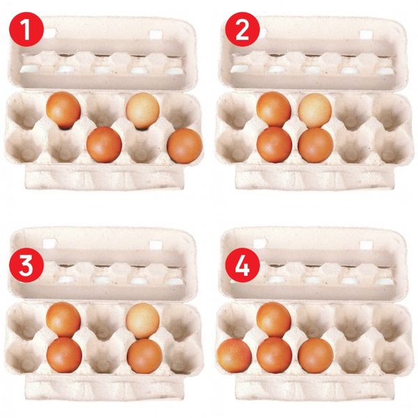 Вибери, в якому лотку яйця лежать правильно, — дізнайся про свою найсильнішу сторону!. Психогеометрія в дії.