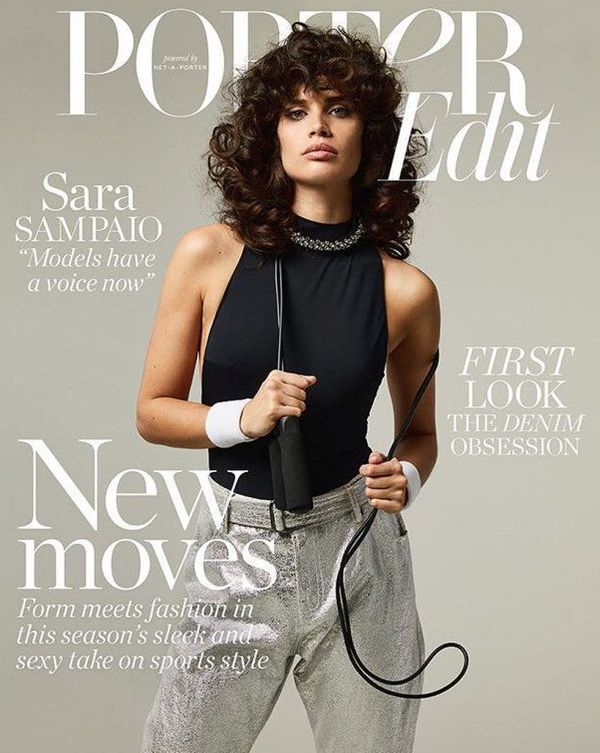 Топ-модель Сара Сампайо вразила незвичайним чином для нової фотосесії. Португальська модель Сара Сампайо взяла участь у зйомці реклами одягу.