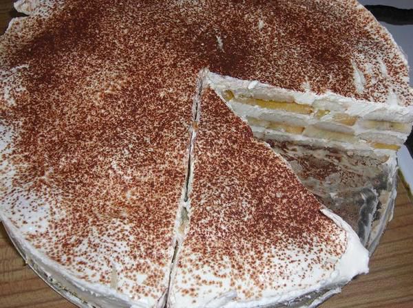 Смачна випічка: класичний сметанний торт. Побалуйте рідних смачним тортиком.