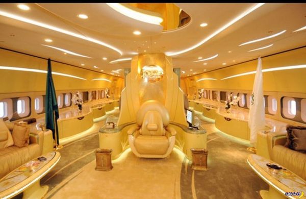 Усередині розкішного літака принца Саудівської Аравії (Фото). Фотографії самого розкішного приватного літака.