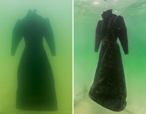 Художник кинув сукню в Мертве море на 2 роки. Вийшов шедевр!. Мистецтво нового типу.