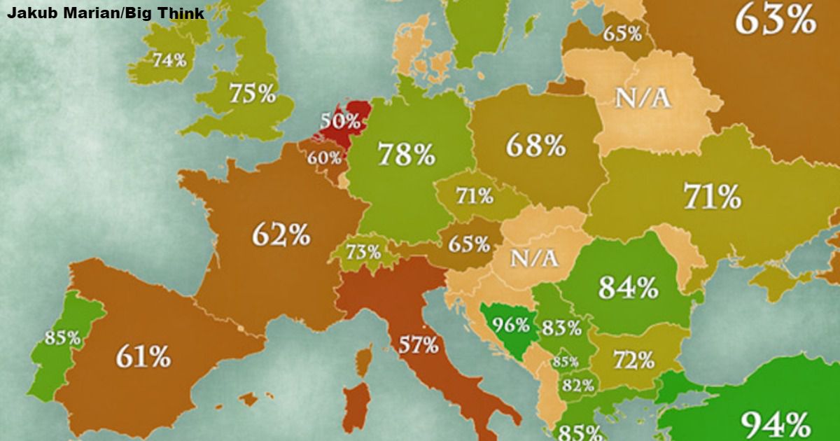 "Найбрудніші" люди в Європі - голландці. Ось статистика про всіх!. А на якому місці ми?