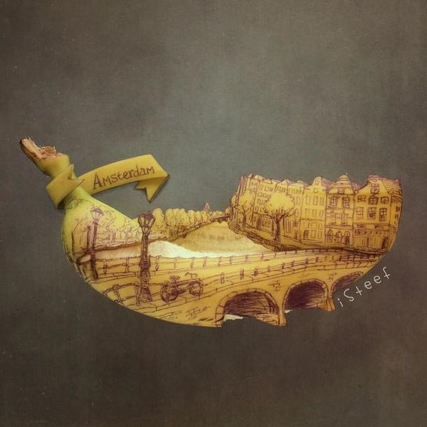 Художник перетворює банани на витвори мистецтва. Його фантазія не знає меж.