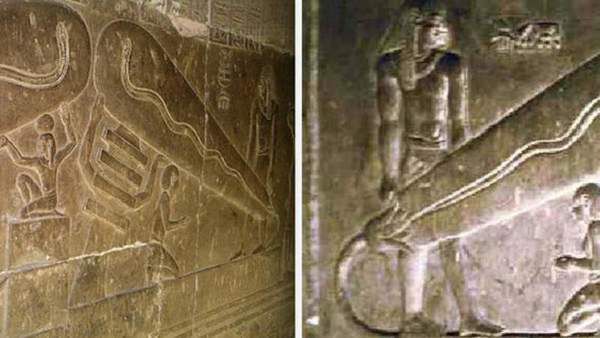 Вчені знайшли в єгипетському храмі докази подорожей у часі. На стінах храму були виявлені дивні малюнки.