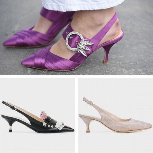 Яке взуття буде в моді влітку 2018. Влітку 2018 року дизайнери пропонують модницям носити туфлі з відкритою п'ятою, kitten heels на невеликому каблуці, оксамитові босоніжки і атласні Мюлі. Розбираємося в достатку модного повсякденного взуття.