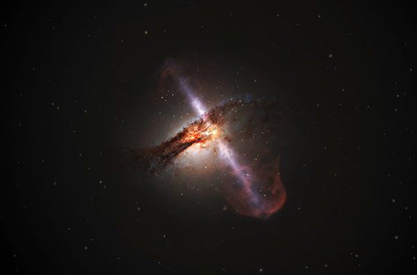 Дослідники виявили другу надмасивну чорну діру в галактиці Лебідь А. Вчені виявили діру в радіогалактиці.
