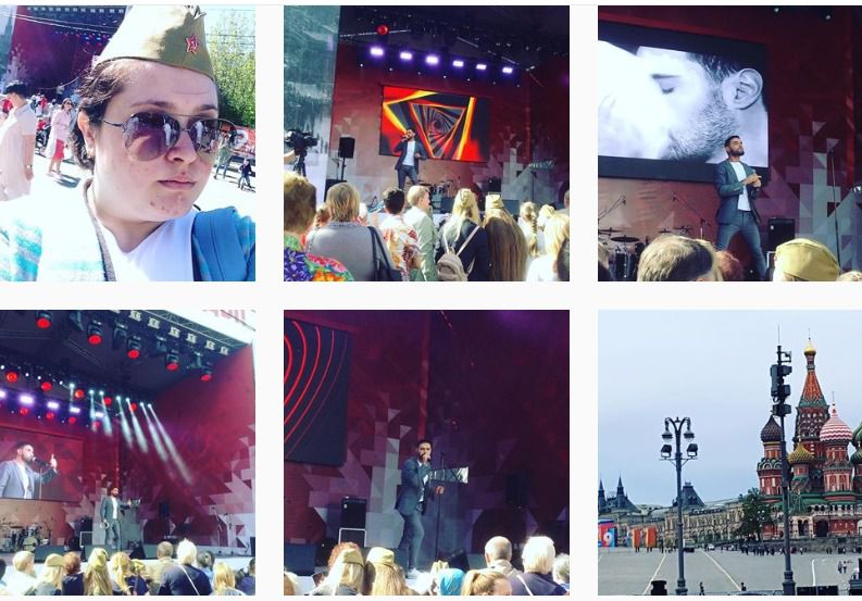 Популярний український співак виступив у Москві на День Перемоги: опубліковано фото та відео. Козловський виступив у Москві.