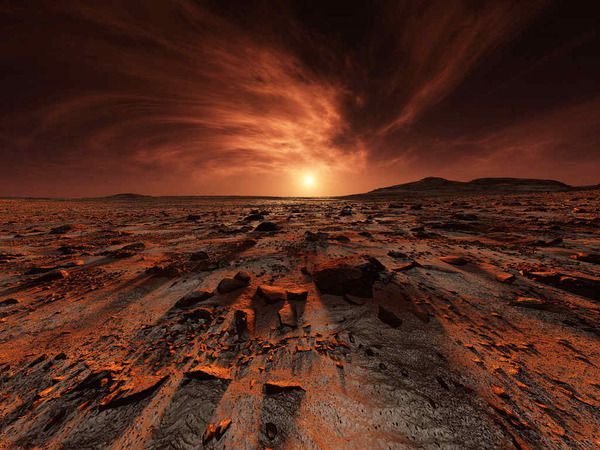 Камені на Марсі можуть бути свідками життя, котре існувало 4 міліарди років тому. Дослідники шукають життя на Марсі.
